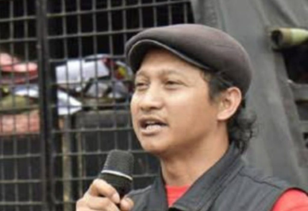 Sunarno, Ketua KASBI. Foto: Tangkapan layar